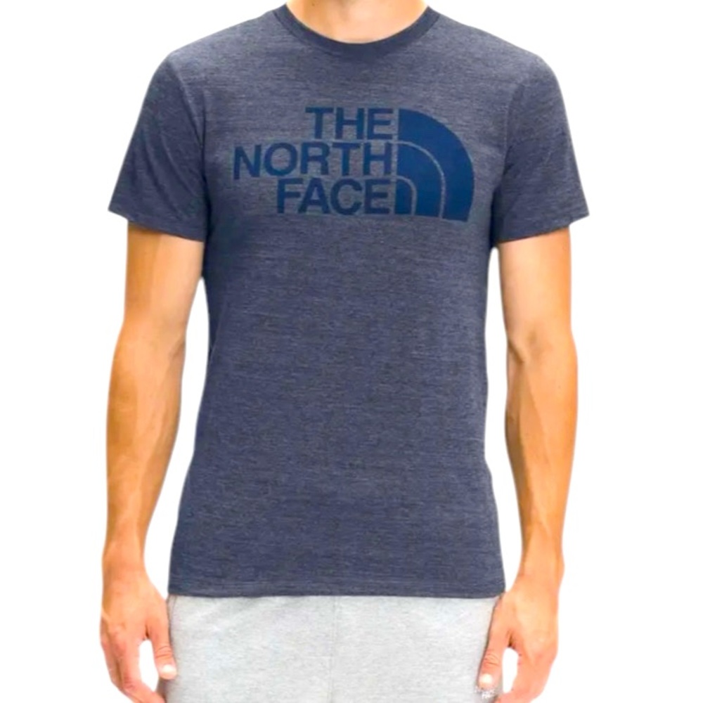 The North Face Large Men’s Half Dome Logo Heather Blue T-Shirt